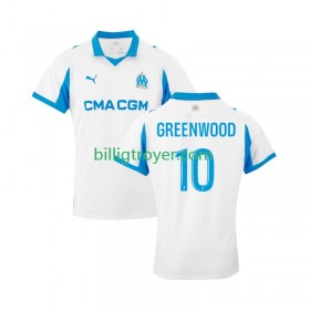 Billige Fotballdrakter Olympique de Marseille Mason Greenwood 10 Hjemmedraktsett 2025/26 Kortermet